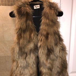 SMYM furry vest